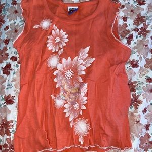 Floral girls shirt